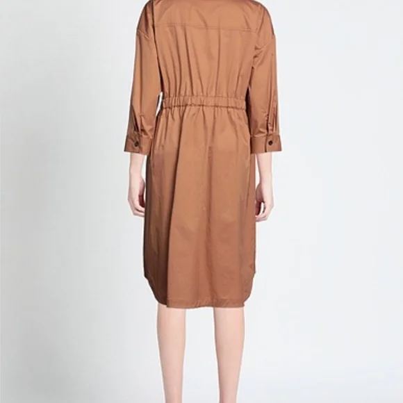 Peserico Midi Dress Size 42 US M Cotton - Picture 13 of 15